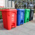 启麓QL-T38垃圾桶、户外脚踏垃圾桶、大号翻盖垃圾桶、工厂商场环卫分类垃圾箱 蓝色 45L