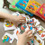 京悠雨儿童启蒙卡片1-3岁4幼儿配对拼图平图智力动脑早教男孩女孩玩具 生活用品-加厚版