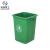 米奇特工（Agents mickey）塑料垃圾桶 大号加厚户外工业垃圾箱 绿色 100L无盖