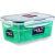 乐扣乐扣 进口保鲜盒 微波炉饭盒塑料餐盒密封便当冰箱收纳盒长方形1.8L