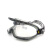 代尔塔101104护目镜高闭合PC防化眼镜工业防护眼镜防雾防飞溅弹性织物头带 1副装