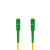 蓝邮 光纤跳线 SC-SC 单模单芯 黄色 10m SC/UPC-SC/UPC-10M