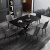 梵纳斯 岩板餐桌椅组合家用意式极简小户型网红款交叉台餐桌长方形饭桌 1.6米岩板餐桌 单餐桌