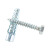 海斯迪克 HKYC-142 金属膨胀管钉 锯齿带刺 轻型铁膨胀螺丝螺栓 (8*60)膨胀+六角螺丝20套