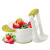 NUK儿童餐具研磨碗宝宝多功能防滑食物辅食碗婴儿手动果泥料理工具研磨器绿色