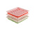 庄太太【12格绿白色100套】一次性饺子盒打包外卖带盖餐盒ZTT-9293B