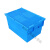 ONEVAN物流箱加厚特大号塑料筐周转箱工具箱收纳箱塑料框 6号 外:600*400*250mm【蓝色】 加厚 蓝色