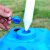 铸固 户外遮阳伞底座 可灌水可灌沙和混凝土 沙滩伞底座注水底座（蓝色）20L