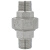冰禹 AB02741 304不锈钢双外丝活接由任 消防水暖燃气管件双外牙活接 11/2 DN40 1.5寸