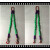 吊装带起重吊带吊钩勾吊具吊绳吊装器工业行车组合2/4叉腿索具 5吨1.5米2腿