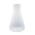 疆迎 塑料三角烧瓶 直口加盖 带刻度锥形瓶 500ml（2个装）