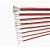 特软硅胶双并线 耐高温硅胶红黑双并线 连接电线排线 30awg-8awg 28AWG/10米
