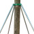 定制 2米树木支撑架含25厘米抱箍 热镀锌2MM厚支架 20套起订