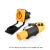 CNLINKO卡侬电源插头3芯显示屏音响防水航空电源连接器插头嘉博森 YF24型橙黄色插座