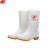 谋福CNMF187白色食品卫生鞋靴 耐油耐酸碱劳保防护雨鞋 三防（高筒 35）