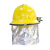 三奇安 消防头盔消防装备阻燃头盔帽子 消防服头盔消防安全帽 消防器材防护头盔 黄色款 可定制logo