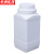 京洲实邦 分装试剂瓶 实验室密封大容量带内盖塑料瓶 20个装250ml乳白色ZJ-1365
