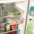 宝优妮 冰箱保鲜收纳盒厨房蔬菜鱼盒带盖沥水食物储存盒DQ9021-7<二只装>