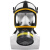 防农药面具面罩化工喷漆防护面罩隔离农药防毒全面具 N95面具 面具+3号小铁罐