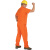 中神盾 SWS-CDS-201 工作服套装男全棉薄款夏季短袖工装 耐磨透气纯棉劳保服 橘红色 XL/175 (500套起订）