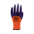 瑞珂韦尔（Rockwell）NL2006 劳保手套丁腈半浸胶耐磨防油耐酸碱防护手套工作劳防手套紫色8寸 60双装
