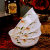 瑾睿茗瓷4个装景德镇陶瓷面家用吃饭碗6英寸碗碟套装大汤碗泡面碗蒸菜碗 百合面碗4个装