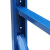 万尊货架仓储货架置物架重型2米300kg/层储物架展示架蓝色2000*600*2000四层主架