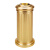 南 GPX-1 欧式罗马柱烟灰桶 南方垃圾桶 酒店宾馆果皮桶带烟灰缸垃圾筒 黄金 内桶容量7升