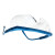 3M 1711AF 防雾工业防护眼镜骑行防爆防风防沙防紫外线安全保护眼镜