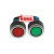中国红波LAS1-AWY-11/D带灯按钮开孔16或22MM型小型按钮 黄Y 不带灯 -11 3脚复位不带灯