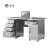 诚扬CY-BGZ不锈钢办公桌长方形台式平板桌1.2米1.4米办公桌带抽屉工作台 304五斗一门办公桌(1.2米) 