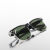 电焊专用防强光防电弧防打眼飞溅防镜焊工护目镜 G15浅绿色 套装(眼镜+眼镜盒+眼镜布)