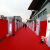 洛楚（Luxchic）一次性红地毯结婚展会迎宾楼梯地毯开业活动庆典婚礼拉绒地毯 5mm厚1.2米宽*10米长/卷