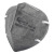 耐呗斯（NABES）KN95口罩 防粉尘雾霾工业口罩 折叠头戴式无阀 外置鼻梁 NBS95402-HU 50只/盒 10盒装 灰色 