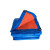锦安行JCH-PEB-2-19 PE 防雨篷布 工业加厚彩条布防雨布雨棚布帆布 10x10m 红蓝色 厚0.2mm 克重135g/m²
