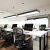 简约现代长条型形LED办公室吸顶灯吊灯造型灯长方形吊线灯圆角写 黑色90*30cm*60W 其他
