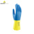 代尔塔/DELTAPLUS 201330 双色乳胶手套 洗碗 清洁 卫生手套  8.5码 12副/打 企业专享