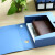 得力（deli）5684 A4 75mm 档案盒 (计价单位：个) 蓝色
