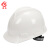 者也 ABS安全帽电工国标加厚防砸抗冲击头盔劳保透气印字 直边ABS白色