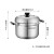 苏泊尔（SUPOR）苏泊尔蒸滋味蒸煮多用锅 复底304不锈钢汤蒸22cm 汤锅单层蒸笼SZ22S1