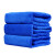 甜苗苗洗车毛巾擦车毛巾大号加厚吸水纤维打蜡抹布套装 30*60加厚蓝色3条