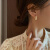 夕迎正双层珍珠耳环女感小众设计925银耳钉气质情人节生日礼物 925银针 层珍珠耳环