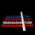 诺安跃 PVC红电工穿线管U型塑料固定水管排卡10位连排 拼装卡 迫码  30根起批 20排卡8位白色（宽位） 3天