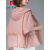 皮尔卡丹rdin短款防晒衣女2023新款夏季中年装薄款外套宽松休闲长袖空调衫 粉色 M (130斤之内)