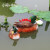 入户花园摆件鸭子 户外花园庭院水池鱼缸装饰浮水鸭子仿真动物树脂摆件池塘漂浮造景 浮水鸭子(小号+中号)