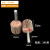 不锈钢金属木工带柄叶轮百叶轮砂布百叶磨头抛光轮磨头15-80 柄6MM*25MM   240目 50个