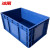 冰禹 BYly-75 EU加厚塑料物流箱 欧标汽配周转箱 储物箱零件盒 600*400*280蓝