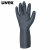 橡胶劳保手套防化耐油防酸碱化学实验工业防护手套优维斯uvex NF33/绿色 L