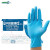 爱马斯一次性丁腈手套清洁加厚耐用蓝色实验室工业防护手套 APFGWC丁腈手套（100只/盒） M