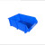 零件盒塑料组合式收纳盒物料盒组立元件盒螺丝配件工具盒储物盒斜 F2#蓝250*220*120